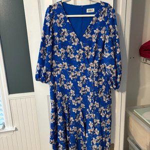 Eliza J Faux Wrap Maxi Dress